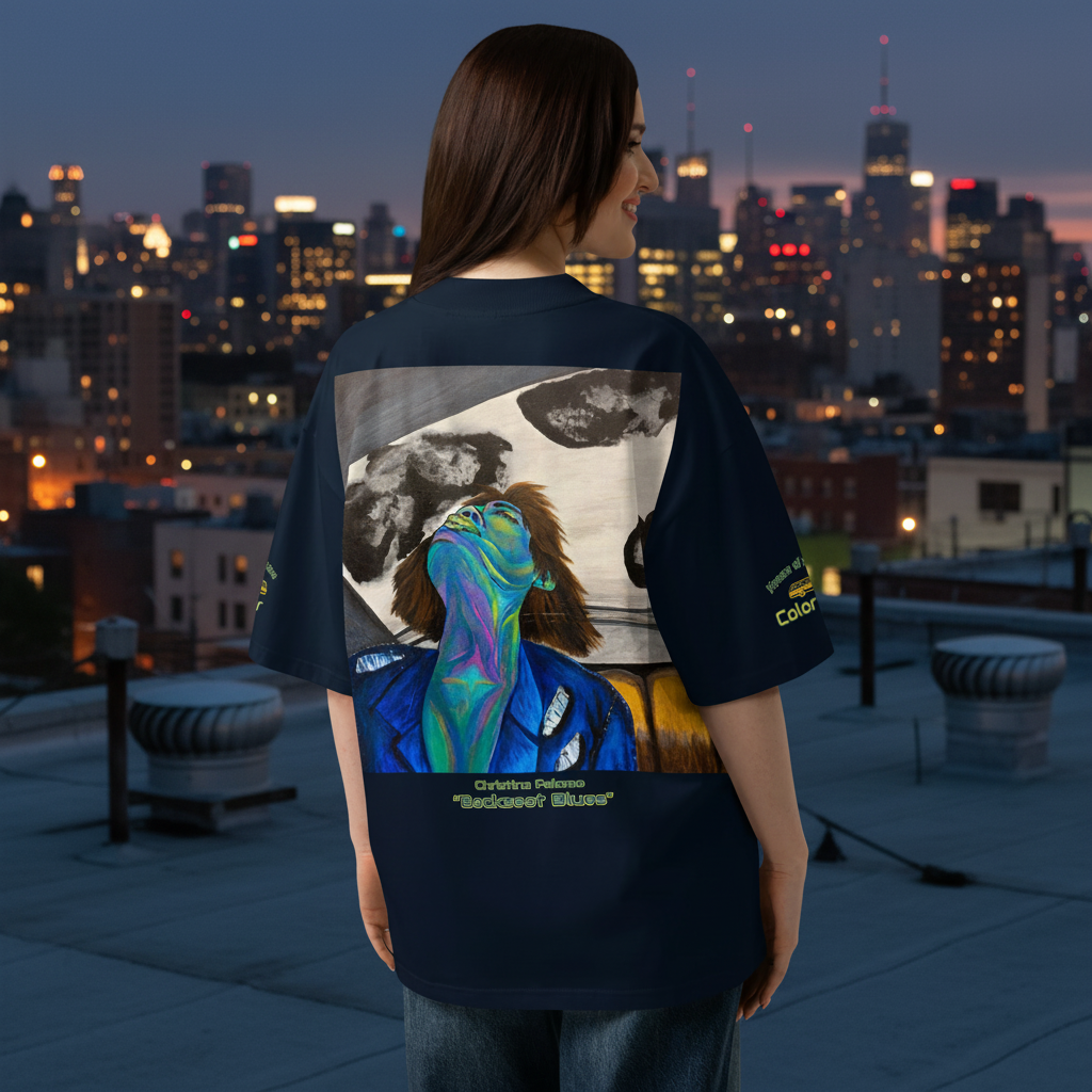 Backseat Blues Oversized Tee