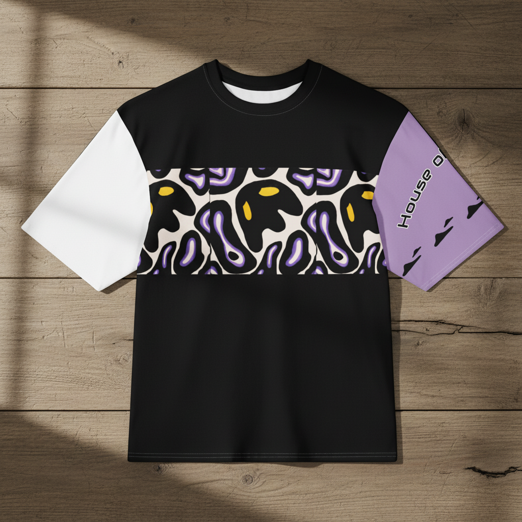 Ghost Tile Oversized Tee