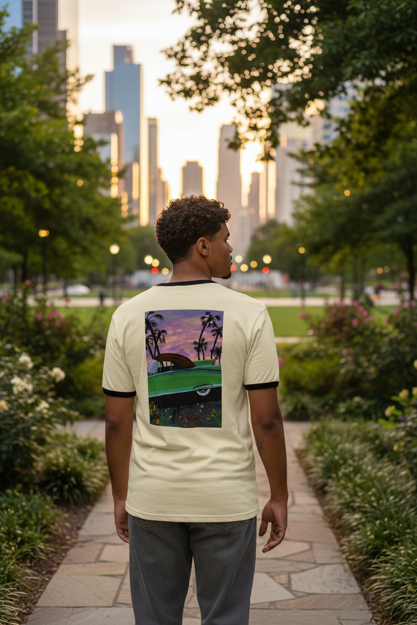 Dads' Project Car Ringer Tee